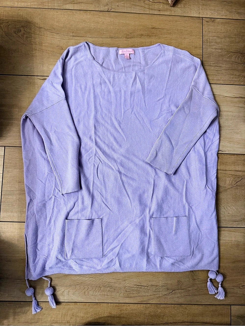 Lilly Pulitzer Lavender Tassel Tunic Size Small